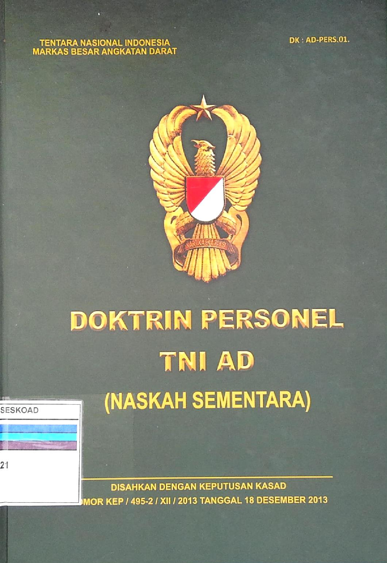Doktrin Personel Tni Ad ( Naskah Sementara )